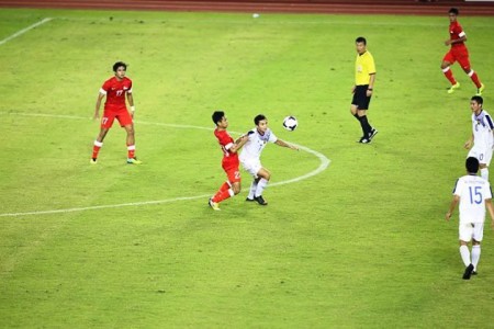 Malaysia defeats Laos 4-1 in mens football SEA Games 2013