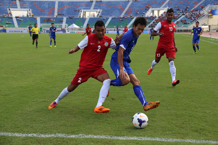 Timor Leste 3-2 Cambodia SEA Games mens football 2013