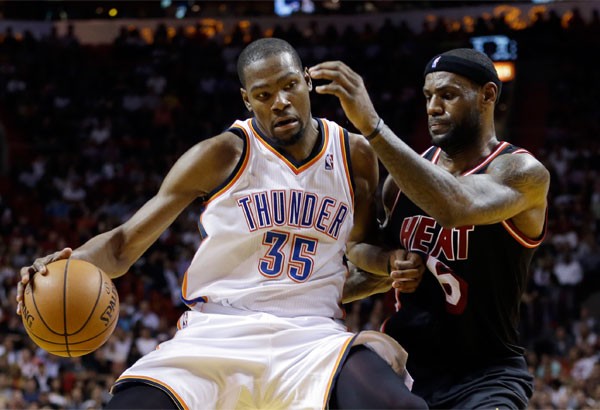 Kevin Durant scores 33 as Thunder rout Heat 112-95 Kevin Durant scores 33 as Thunder rout Heat 112-95