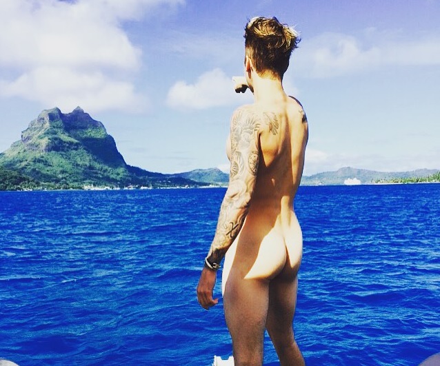 Justin Bieber Instagram Butt Photo, Breaks