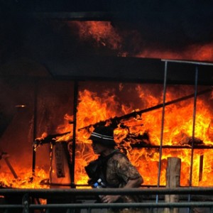 New video red shirts torching CentralWorld in 2010