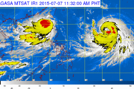 Philippines, Typhoon Falcon, after Egay